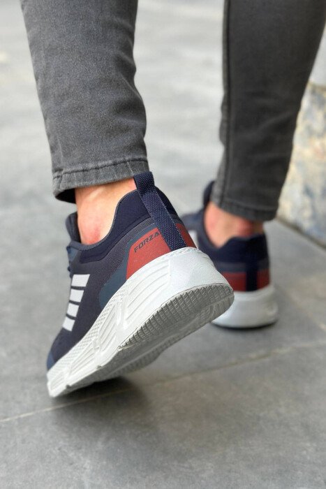 COMFORT RUNNING MEN SNEAKERS GREY-BLUE/ GRBL - 3