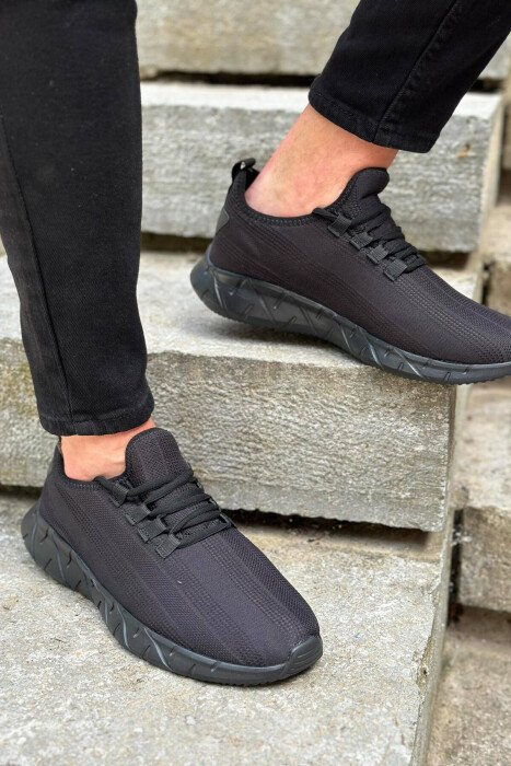COMFY EVERYDAY MAN SNEAKERS BLACK/ E ZEZE - KLAUDIO FASHION