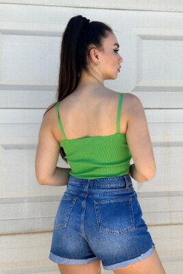 CORSE STYLE WOMEN TANK TOPS LIGHT GREEN/JEZB - 2