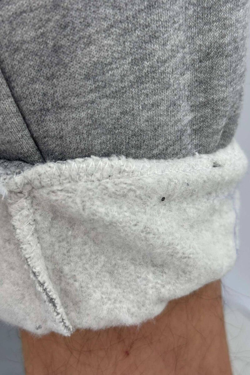 SIMPLE FLUFFY MEN JOGGERS LIGHT GREY/GZ - 5