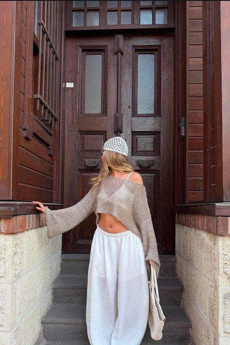 COVER-UP NJE NGJYRESH PER PLAZH PER FEMRA NE NGJYRE GRI - 3