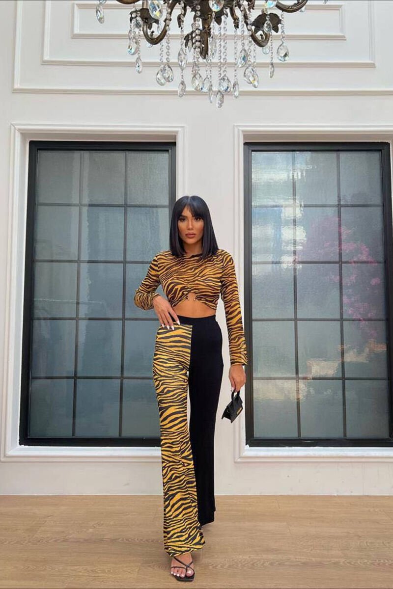 CROP + TROUSERS TWO COLORS WOMAN SET ZEB/ZEBER - 1