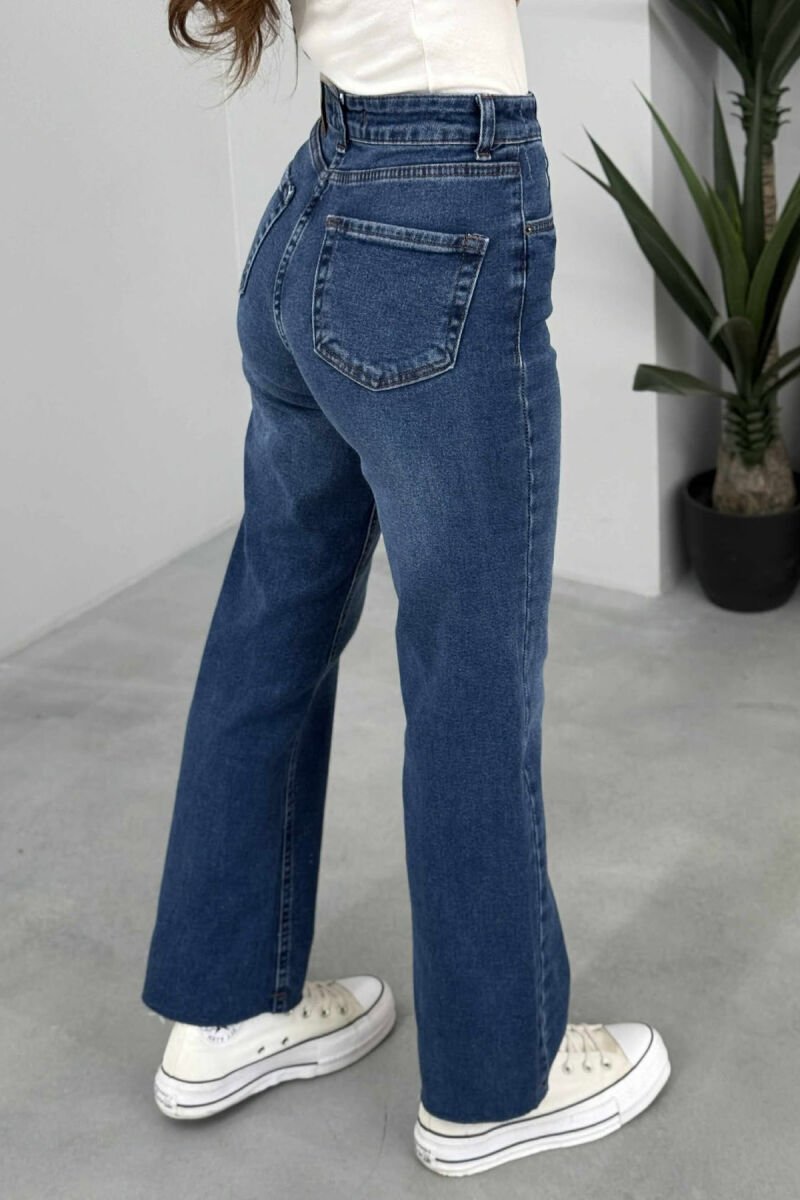 CUT OFF DENIM WOMEN JEANS BLUE/BLU - 5