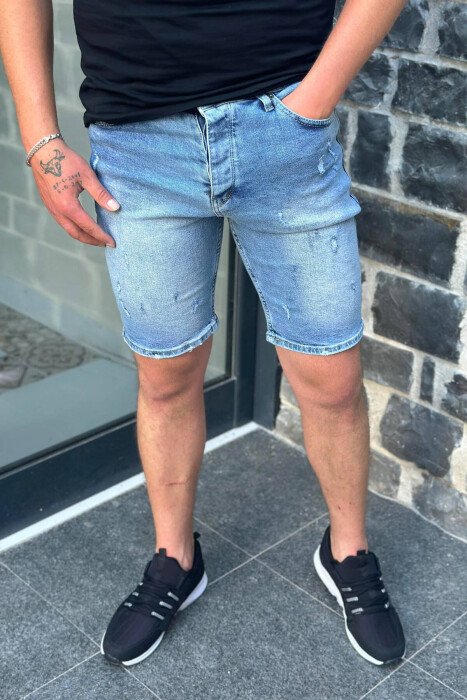 DENIM MAN SHORT JEANS LIGHTBLUE/BZ - 1