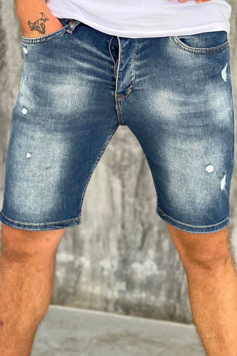DENIM SHORT MEN JEANS BLUE/BLU - 1