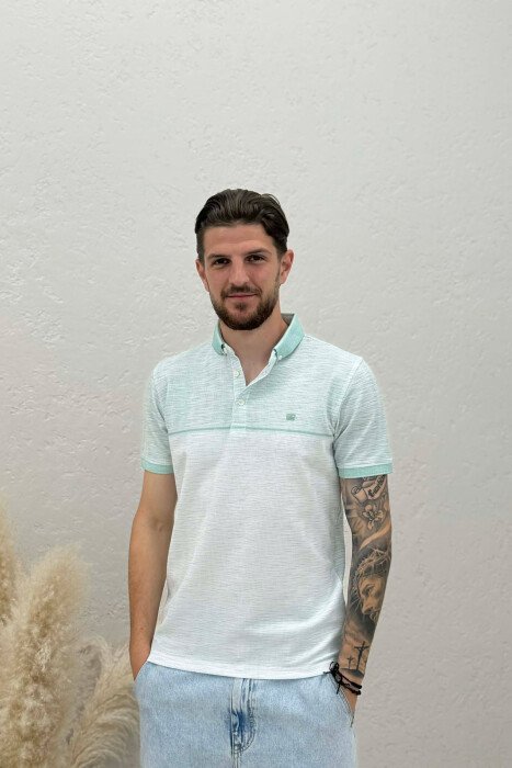 T-SHIRT ME DIZJAN DHE JAKE POLO PER MESHKUJ NE NGJYRE MENTE 