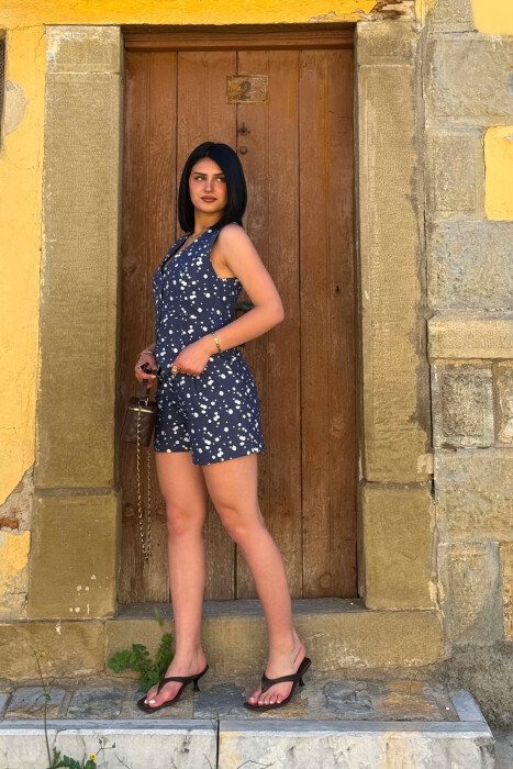 DESIGNED VEST + SHORTS WOMAN SET BLUE/BLU - 2