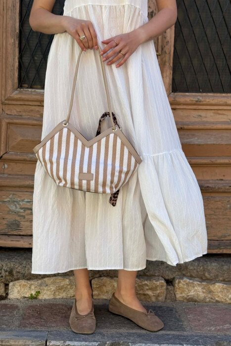 DIFFERENT DESIGN WOMAN BAG WHITE-BEIGE/BABZH - 2
