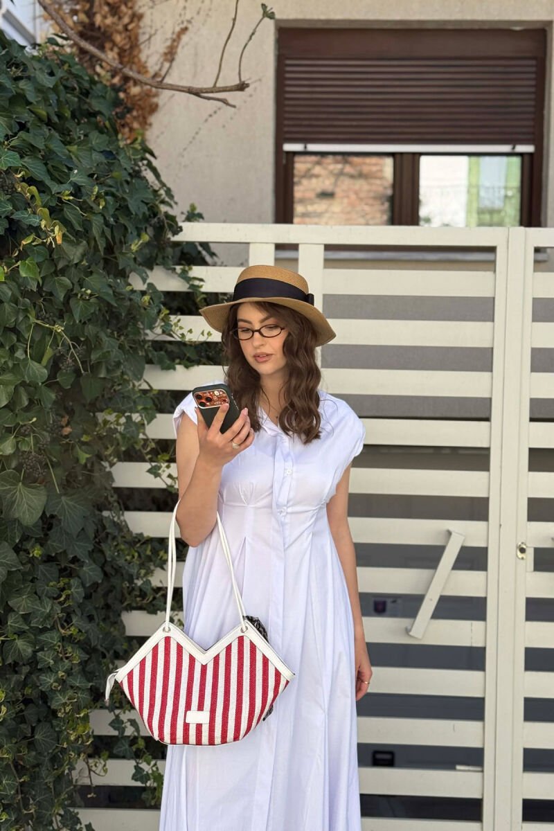 DIFFERENT DESIGN WOMAN BAG WHITE-RED/BAKU - 3