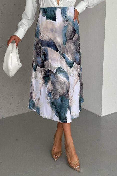 DIFFERENT COLORS LONG SKIRT MULTIPLE/SHNGJ - KLAUDIO FASHION