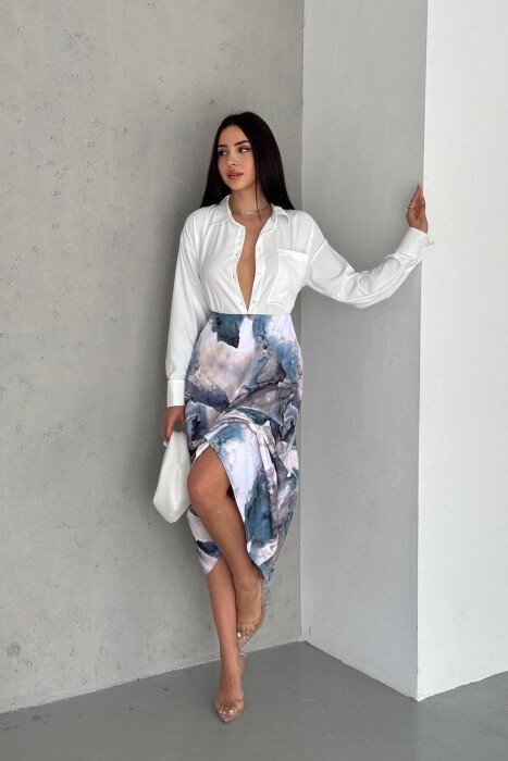 DIFFERENT COLORS LONG SKIRT MULTIPLE/SHNGJ - 3