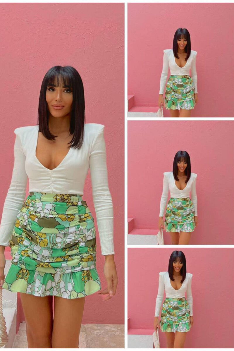 DIFFERENT COLORS SHORT SKIRT MULTIPLE/SHNGJ - 1