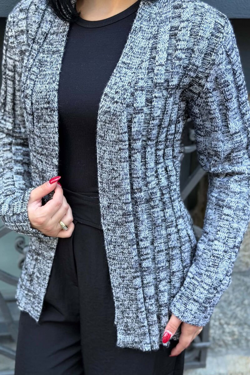 DIFFERENT COLORS WOMAN CARDIGANS LIGHT GREY/GZ - 2
