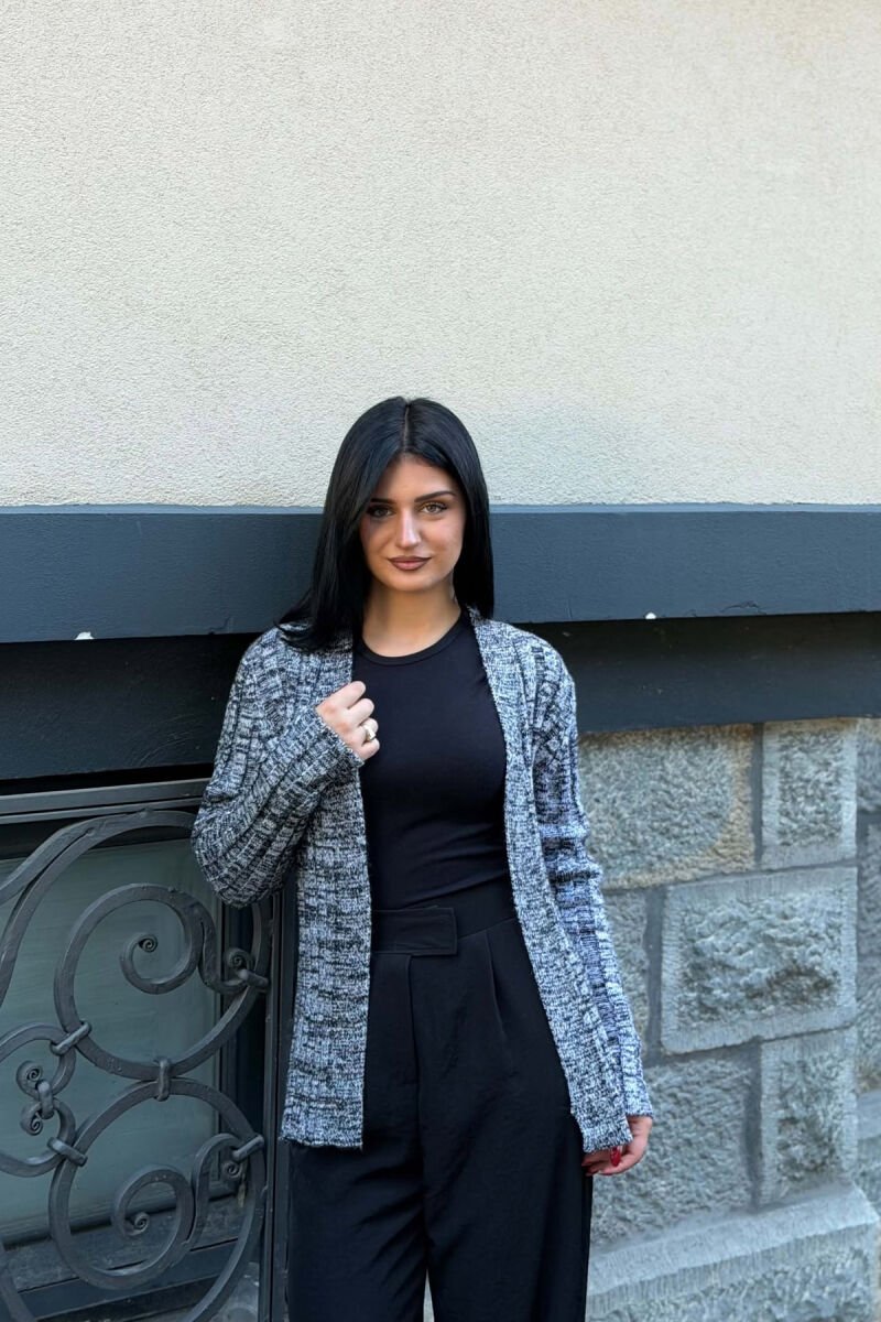 DIFFERENT COLORS WOMAN CARDIGANS LIGHT GREY/GZ - 3