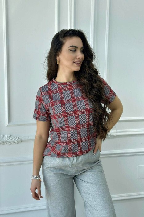 DIFFERENT COLORS WOMAN T-SHIRT MULTIPLE/SHNGJ - KLAUDIO FASHION