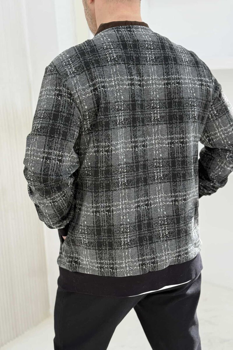 DIFFERENT DESIGN MEN CARDIGAN GREY/GRI - 3