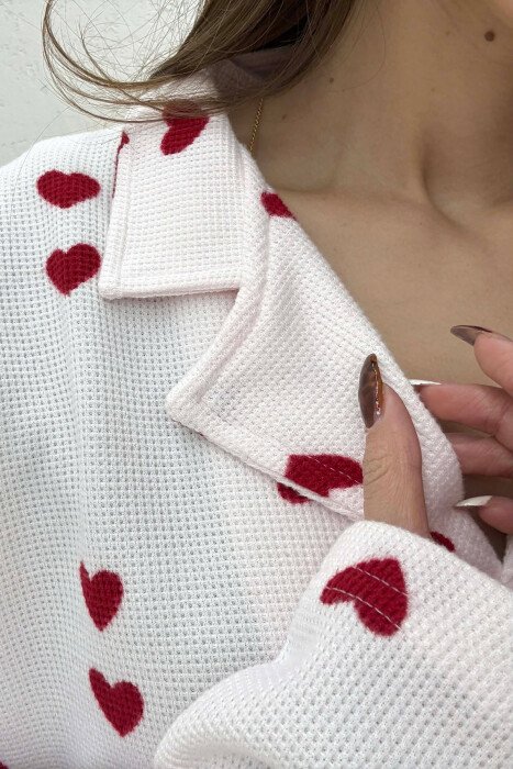 PIZHAME ME DIZAJN ME ZEMRA KEMISHE+TUTA PER FEMRA NE NGJYRE ROZE - 2