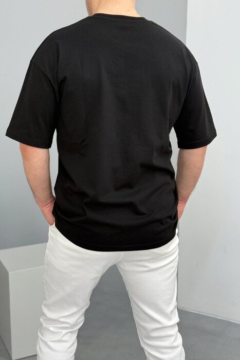 DREAMS CLUB WRITTING MEN T-SHIRT BLACK/ E ZEZE - 3