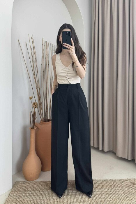 ELASTIC ONE COLOR WOMEN BODY BEIGE/BEZHE - KLAUDIO FASHION