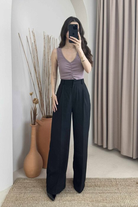 ELASTIC ONE COLOR WOMEN BODY VINEGAR/UTHULL - KLAUDIO FASHION