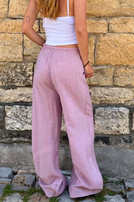 ELASTIC WAIST WOMAN TROUSERS VINEGAR/UTHULL - 3