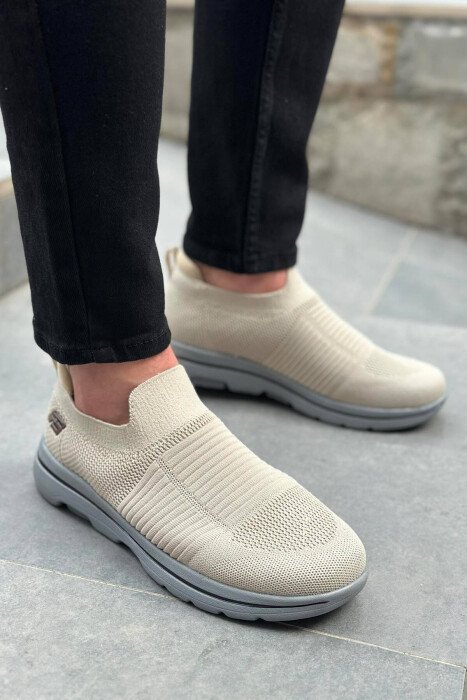 EVERYDAY SIMPLE MAN SHOES BEIGE/BEZHE - KLAUDIO FASHION