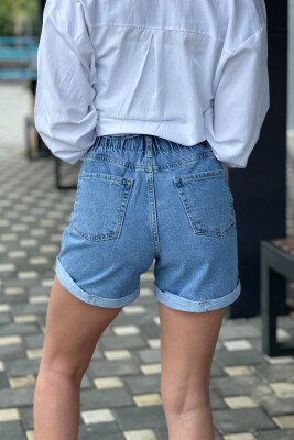 FIVE BUTTONS WOMAN SHORT JEANS LIGHTBLUE/BZ - 3