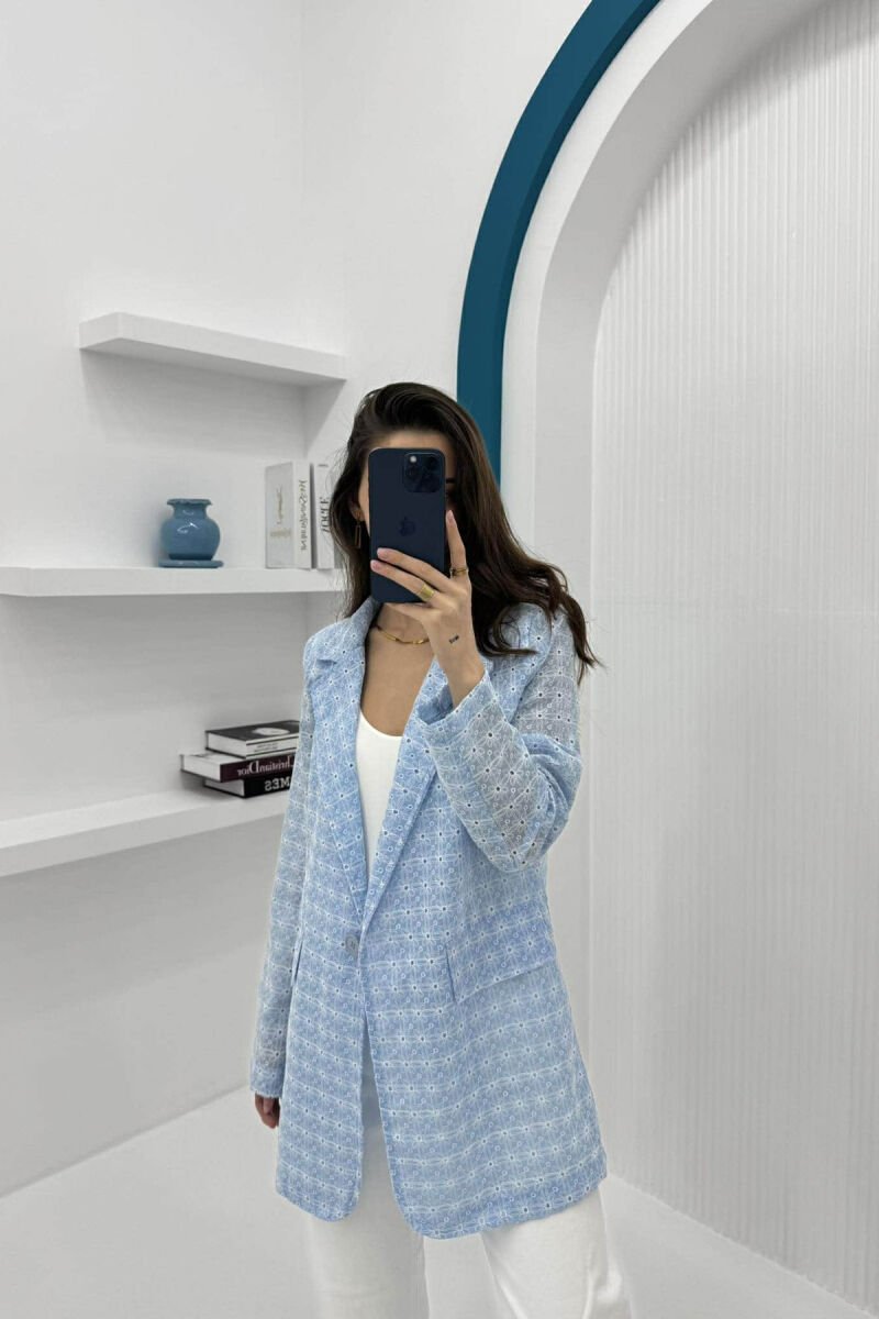FLOWER ARTISANAL WOMAN SHIRT LIGHTBLUE/BZ - 2