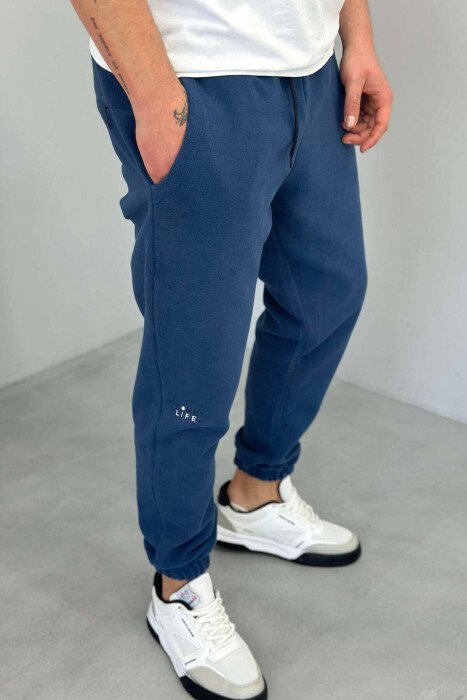 FLUFFY MEN SWEATPANTS BLUE/BLU - 3