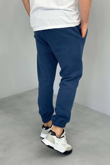FLUFFY MEN SWEATPANTS BLUE/BLU - 4