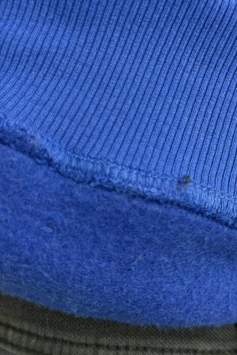 FLUFFY SIMPLE NYC FRONT LOGO MEN HOODIE BLUE/BLU - 4