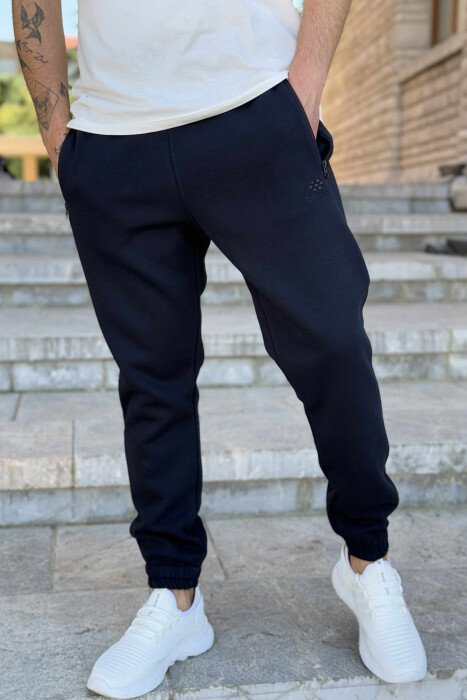 TUTA NJË NGJYRËSHE ME PUSH PËR MESHKUJ NË NGJYRËN BLU E ERRËT - KLAUDIO FASHION