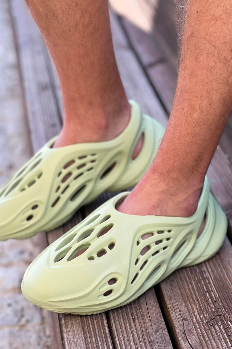FOAM ONE COLOR MEN SANDALS LIGHT GREEN/JEZB - 1