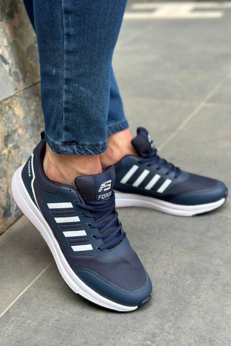 FORZA CASUAL SPORT MAN SHOES BLUE-WHITE/BLBA - KLAUDIO FASHION