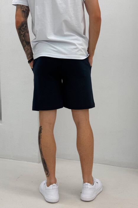 FRONT IMAGE & WRITTINGS MEN SHORT SWEATPANTS BLUE/BLU - 3