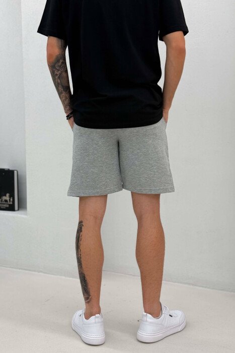 FRONT IMAGE & WRITTINGS MEN SHORT SWEATPANTS GREY/GRI - 3