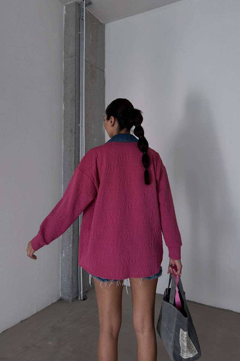 FRONT DENIM DESIGN WOMEN JACKET PURPLE/LEJLA - 2