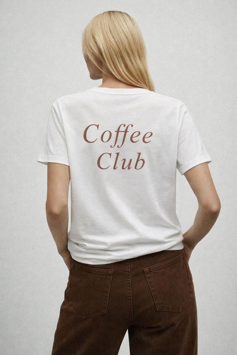 FRONT IMAGE BACK WRITTINGS WOMAN T-SHIRT WHITE-E BARDHE - 2