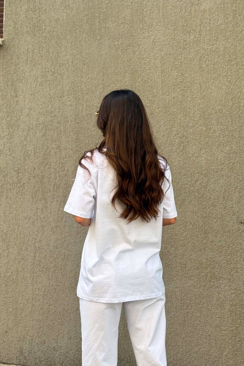 FRONT IMAGE ONE COLOR WOMAN T-SHIRT WHITE-E BARDHE - 3