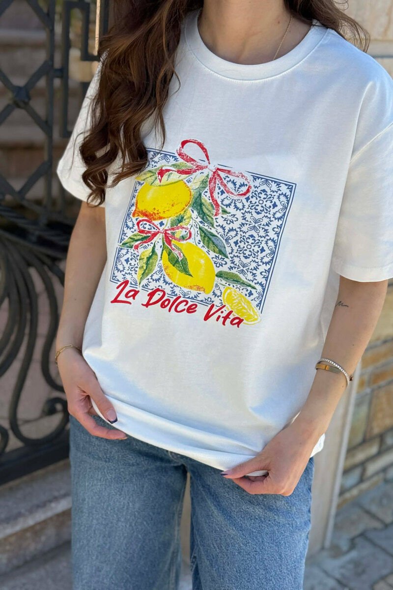 FRONT IMAGE ONE COLOR WOMAN T-SHIRT WHITE-E BARDHE - 2