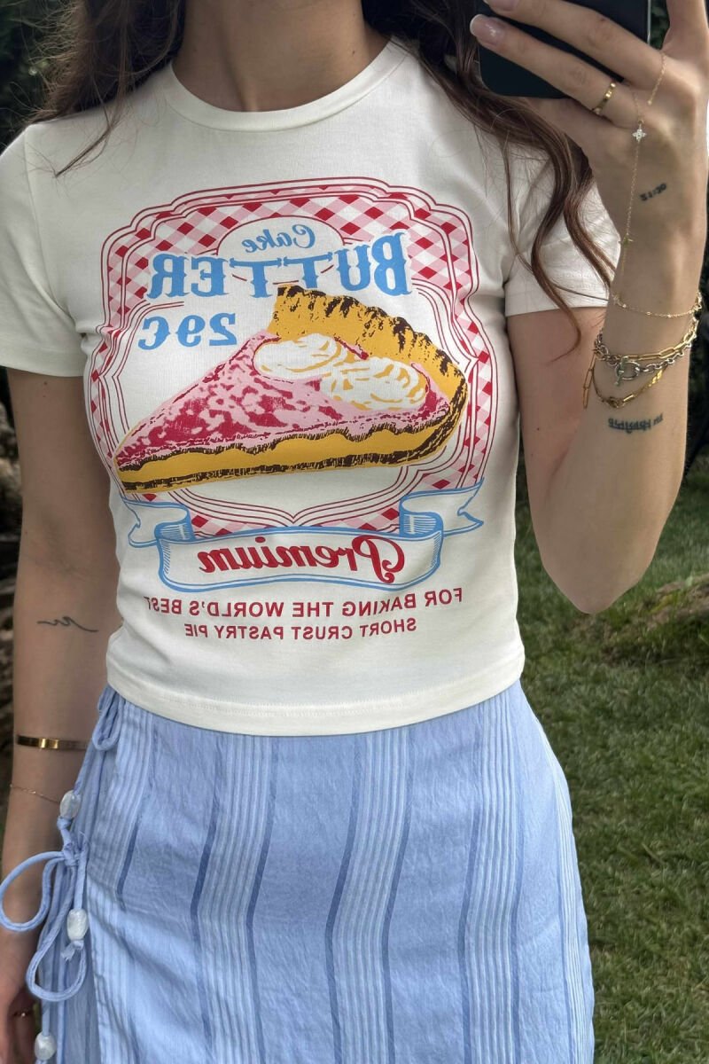 FRONT IMAGE WRITTINGS WOMEN T-SHIRT WHITE-E BARDHE - 3