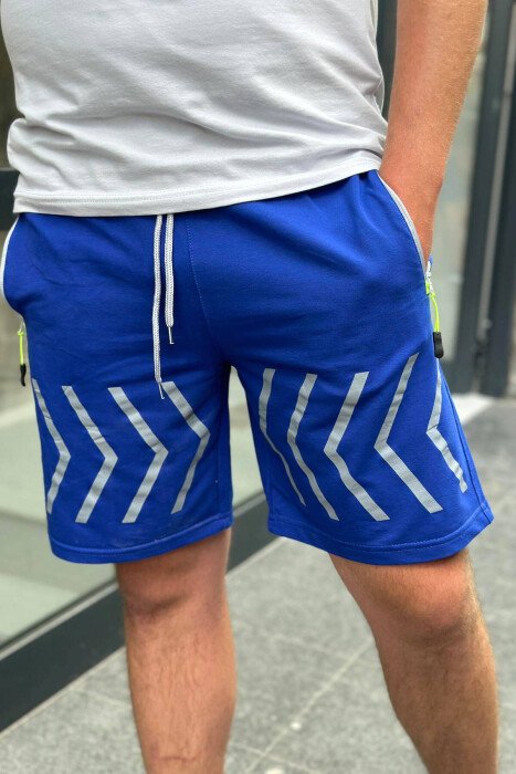 FRONT LINE DESIGN MEN SHORTS BLUE/BLU 