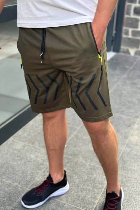 FRONT LINE DESIGN MEN SHORTS GREEN/JESHILE - 1