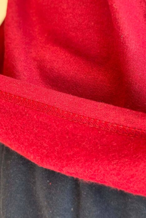 FRONT SMALL LOGO SWEATSHIRT+SWEATPANTS MEN PYJAMAS BURGUNDY/VISHNJE - 4