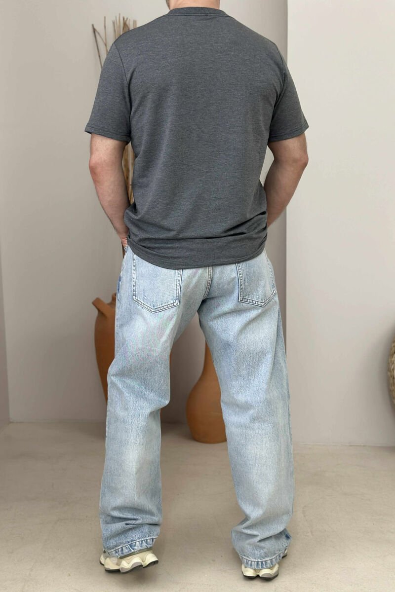 FRONT WRITTINGS CITY LIFESTYLE MEN T-SHIRT GREY/GRI - 2