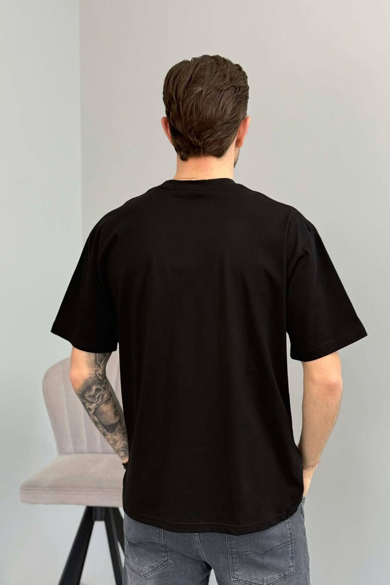 FRONT WRITTINGS MAN T-SHIRT BLACK/ E ZEZE - 4