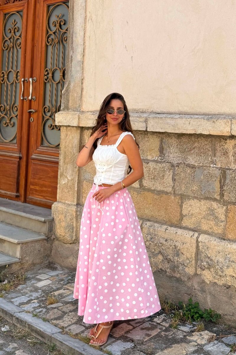 FUND ME POLKA DOTS PER FEMRA NE NGJYRE ROZE - 3