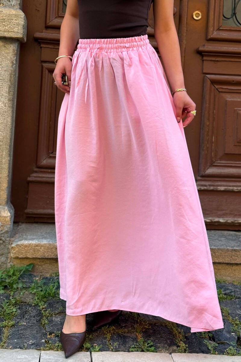 FUND NJE NGJYRESH ME BEL ELASTIK PER FEMRA NE NGJYRE ROZE - 2