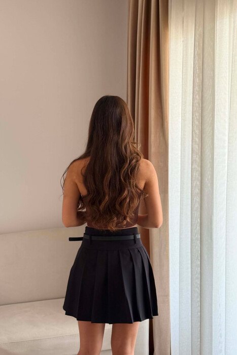 FUND PANTALLONE NJE NGJYRESH ME DETAJIN E RRIPIT PER FEMRA NE NGJYRE TE ZEZE - 4