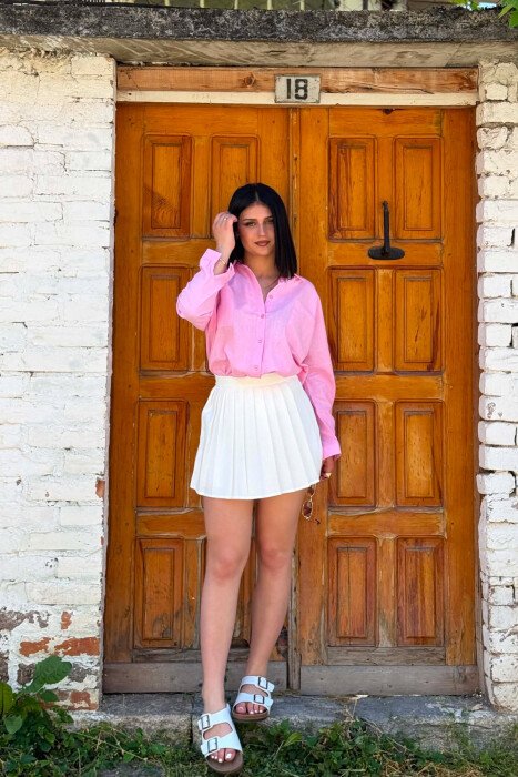 FUNDPANTALLONE NJE NGJYRESHE TENIS PER FEMRA NE NGJYRE TE BARDHE - KLAUDIO FASHION